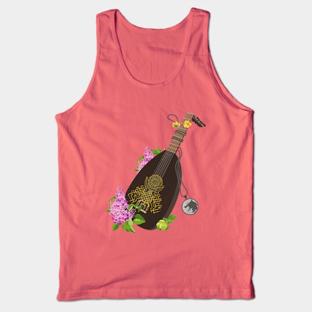 Lute, Medallion, Lilac and Gooseberries Tank Top by aviaa